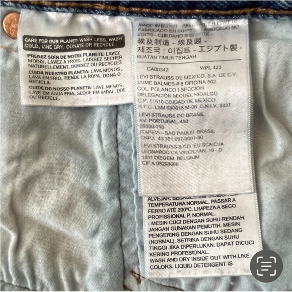 Levi’s Men’s 501 XX Button-Fly Medium Wash Jeans Size 44 - 30 - Picture 8 of 11